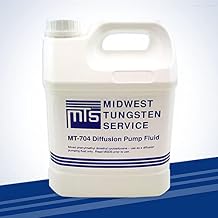 Midwest Tungsten Diffusion Pump Oil - One Gallon - High Vacuum - Dow Corning Equivalent - for Higher Resistant from Hydrolysis & Oxidation, Free MSDS Sheet MT-704