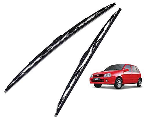 Image of Euro Care Metal Type Wiper Blade Compatibility with Maruti Suzuki Zen Windshield Car Wiper Blade Size D-20,P-17