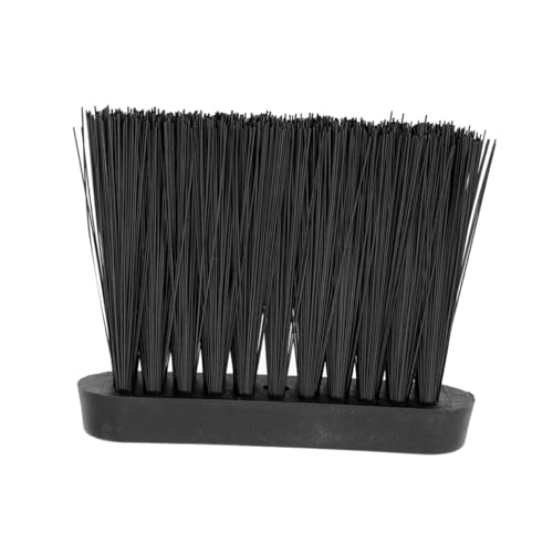 CHILDWEET Ergonomic Fireplace Brush Replacement Head for European Wood Burning Stoves Ash Sweeping Whisk Broom with Dustpan for Fireplace Cleaning and Safe Hearth Maintenance