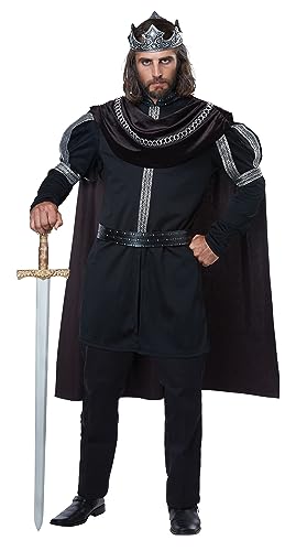 California Costumes Men's Dark Monarch - Adult Costume Adult Costume, Black/Silver, Small