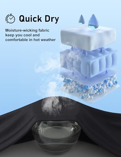 MAGCOMSEN Men's Polo Shirts Short Sleeve Collared Performance Dry Fit Breathable Golf Athletic Casual3