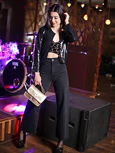 Image of SERA Women's Polyester Modern Shrug Sweater