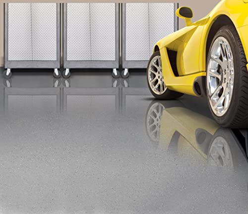 Rust-Oleum 292514 EPOXYSHIELD Premium Clear Garage Floor Coating Kit, 2.5 Car, Gloss Clear