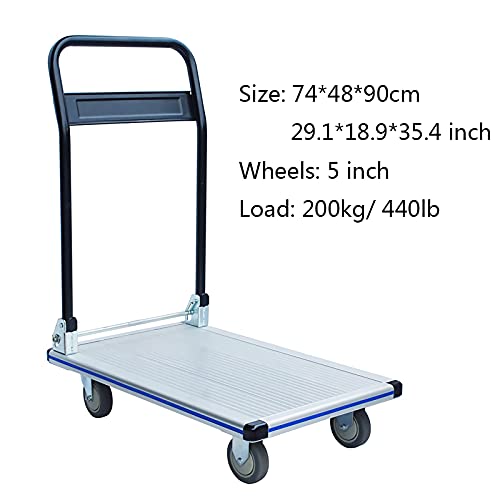 Carretilla Plegable de Aluminio 74x48 cm miniatura 2