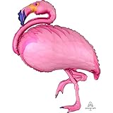 XL 27 Pink Flamingo Super Shape Mylar Foil Balloon Hawaiian Luau Party by Anagram