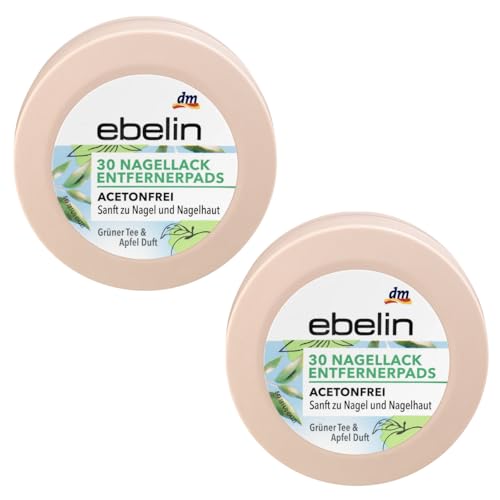Nagellackentferner pads acetonfrei Pflegend Nail Polish Remover Pads Acetonfrei Mild und Pflegend Reisegröße 2x30 pads von Balea