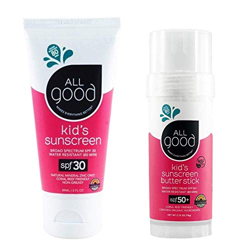 All Good Baby & Kids Mineral Sunscreen Combo Pack - SPF 50 Butter
