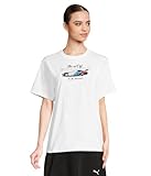 PUMA Women's Standard BMW M Motorsport Graphic T-Shirt, White