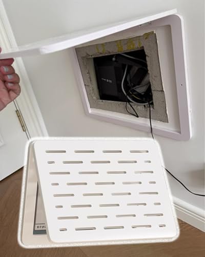 Cache pour panneau de compteur électrique Vibeo finition blanche minimaliste