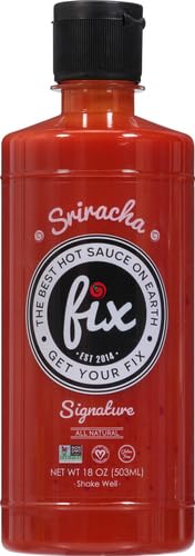 Fix Hot Sauce, Sriracha Sauce - Sriracha Chili Sauce, Organic Red Chili Peppers, Spicy & Bold Flavor, Non-GMO, Gourmet, Sriracha Sauce Hot, Great in Pho or Ramen - Signature Flavor, 18 Oz - Thumbnail 4