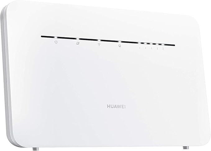 Huawei 4G CPE 3[New], Router SIM LTE, Cat 7, DL 300 Mbit/s/UL 100 Mbit/s, 5 GHz WiFi 864 Mbit/s, 4 Puertos GE, conexión simultánea de 64 Dispositivos, gestión Inteligente visualizada