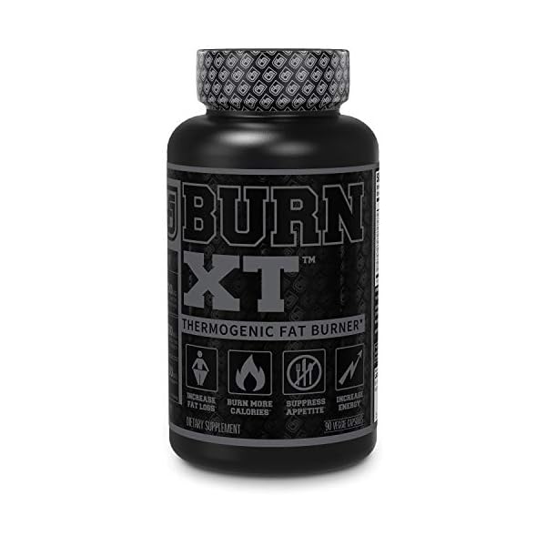Burn XT Black Thermogenic Fat Burner - Weight Loss Supplement, Appetite Suppressant, Nootropic Energy Booster W/TeaCrine - Premium Acetyl L-Carnitine, Green Tea Extract, Capsimax - 90 Veg Diet Pills