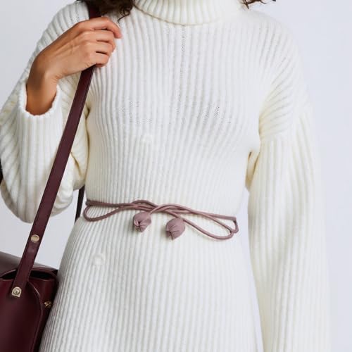 Adjustable Flower Waist Belt For Women, Fashionable Cloth Sash For Daily And Travel Wear3