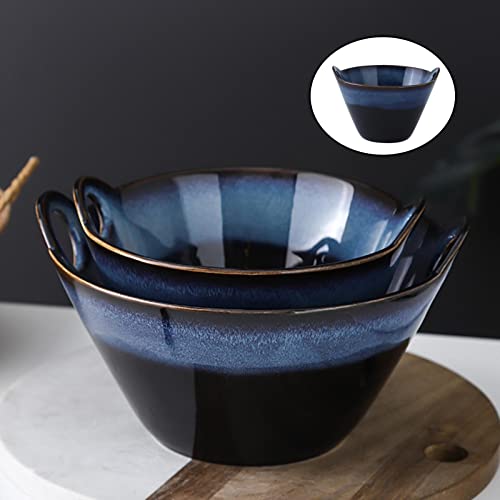 Generic 1 Peça de Ramen Bowl Asiático Japonês com Orifícios de Pauzinhos de Colheres