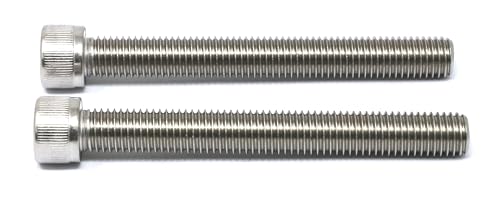 Image of iexcell 2 Pcs M14 x 120mm Thread Pitch 2 mm Stainless Steel 304 Hex Socket Head Cap Screws Bolts Kit