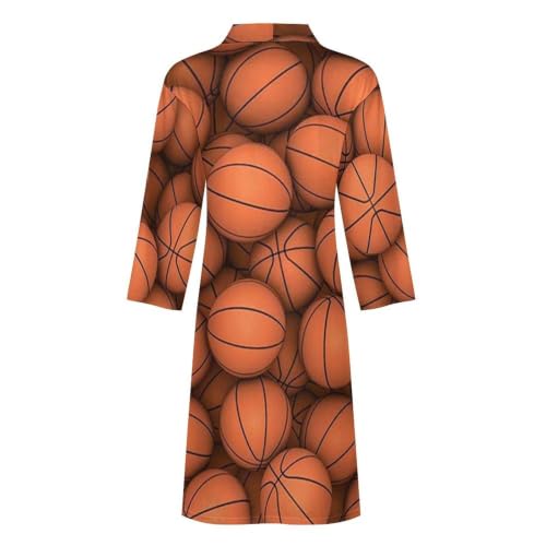 Set de tres tapetes de piso de terciopelo coral con estampado de baloncesto naranja miniatura 5