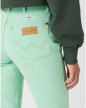 Wrangler Women's Wild West Jeans, Green, 31W x 32L : Amazon.sg