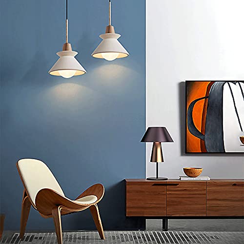 Lámpara de araña de hormigón creativa con acabado artesanal gris premium 2