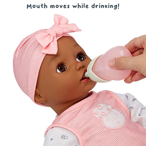 Baby Born 918612C3 My Real Baby Doll Harper - Dark Brown Eyes: Realistic Soft-Bodied Baby Doll Ages 3 & Up, Sound Effects, Drinks & Wets, Mouth Moves, Cries Real Tears, Eyes Open & Close, Pacifier thumb #2