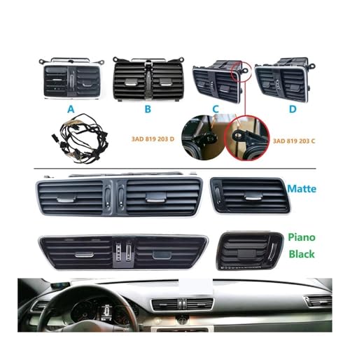Tableau de bord d'aération pour réparer la ventilation Passat B6 - 2