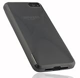 mumbi Hülle kompatibel mit Amazon Fire Phone Handy Case Handyhülle, transparent schwarz