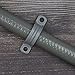 ISPINNER 6pcs 2-1/2 Inch PVC Pipe Straps, 2 Holes Plastic Conduit Strap for PVC Pipes, Conduit and Cables, UL Listed
