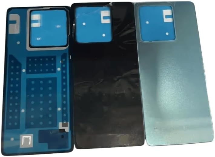 YOOOKOOO Compatible Rear Back Cover for Xiaomi Redmi Note 13 – Battery Door Housing Replacement Part (White with Lens)