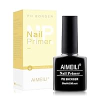 AIMEILI Nail Primer Gel Nail Prep Bond Primer für Gelnägel UV LED Gel Nagellack Acrylpulver Acryl Nägel 10ml