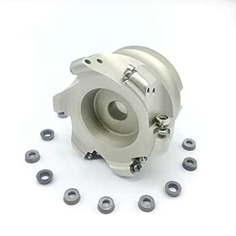 Porte-outil Fraise R8 FMB27 Avec Inserts - Pour Fraisage, Coupe-coques, 6 Dents - ZOUZIMI