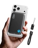 INIU Compatto Power Bank per MagSafe, 10000mAh Certificato Qi2.2 25W Wireless e USB C 45W Ricarica Rapida Caricatore Portatile, Idoneo per Volo, Magnetica Essenziali da Viaggio per iPhone Serie 17-12