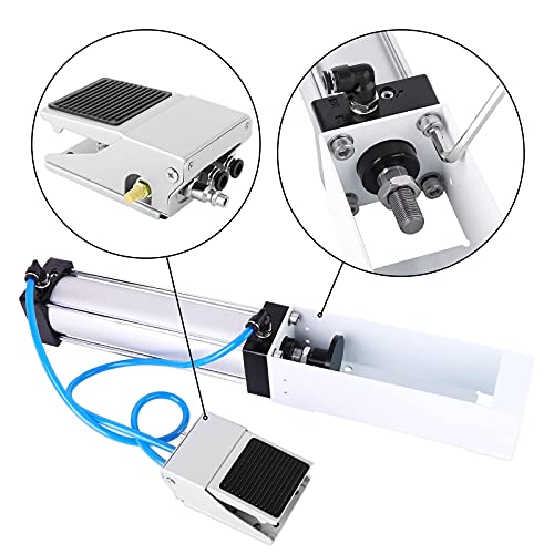 Taisher Foot Valve Aluminum Can Crusher，Eco-Friendly Recycling Tool，Heavy Duty Pneumatic Cylinder Soda Beer Can Crusher #TOP4