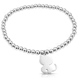 DEIMODRA Bracciale Elastico con Ciondolo Gatto Gattino
