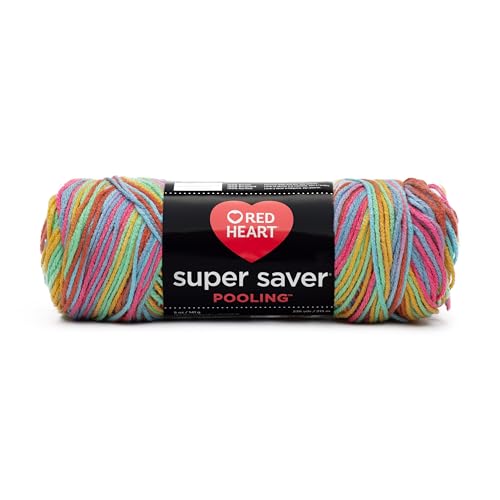 Red Heart E300P.8536 Super Saver Pooling fil Papaya