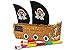 Trendario Pinata Set Piratenschiff, Pinjatta + Stab + Augenmaske, Ideal zum Befüllen mit Süßigkeiten und Geschenken - Piñata Piraten Schiff für Kindergeburtstag Spiel, Geschenkidee, Party, Hochzeit