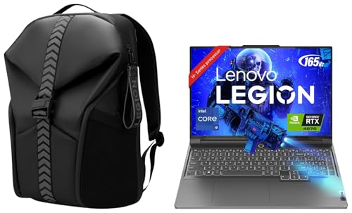 Image of Lenovo Legion Slim 7 Intel Core i9-13900H 16 inch (40.64cm) 3.2K IPS 165Hz 430Nits Gaming Laptop (16GB /1TB SSD /Win /NVIDIA RTX 4070 8GB /Grey /2Kg),82Y3003WIN +GB700 Backpack
