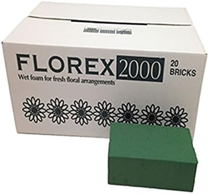 20 x OASIS FLOREX WET FLORIST BRICKS FOR FRESH FLOWERS