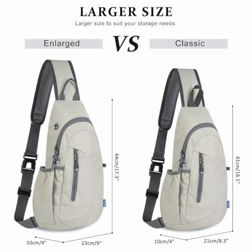 Bolso bandolera grande TITECOUGO impermeable para mujeres y hombres miniatura 3