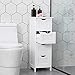 VASAGLE Gabinete de Baño, Gabinete de Almacenamiento con 4 Cajones, 30 x...