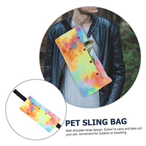 Ipetboom Bolsa Lagarto Bolsa Estilingue De Viagem Bolsa De Viagem Para Cachorros Bichinhos De Pelúci