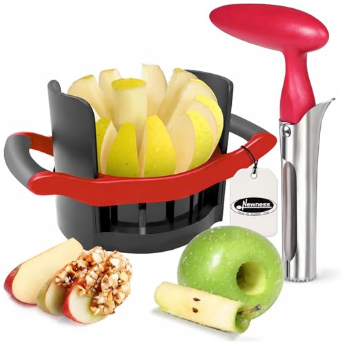 Newness 5.12-In Extra Large Apple Slicer Corer, 12-Blade Cutter