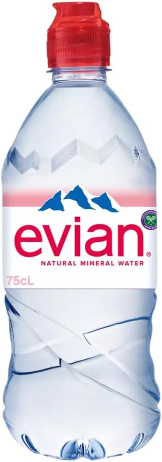 evian Still Natural Mineral Water, 750ml