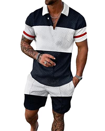 Ensemble polo quotidien coupe ajustée pour éviter la chaleur avec style en taille M