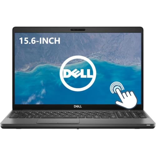 Dell Latitude 5500 portátil con Pantalla táctil, 15.6 Pulgadas FHD (1920 x 1080), Intel Core i7-8665U, 8GB de RAM, SSD de 256GB, US Teclado QWERTY, Windows 11 Pro (Reacondicionado)