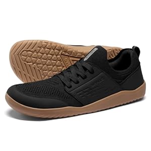 Mens Barefoot Shoes with Wide Toe Box Gym Workout Sneakers for Men Zero Drop Cross Training Shoes