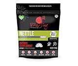 Organic Nettle Extract Powder (4oz / 114gm) Whole Leaf + Root | 20:1 Concentration (100% Pure Nettle, Contaminant Free, Wildcrafted, Certified Organic, Vegan, Non-GMO, Gluten-Free)