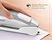 Bostitch Office InPOWER+28 Executive 3 in 1 Stapler - One Finger, No Effort, Spring Powered - White/Gray (1180)