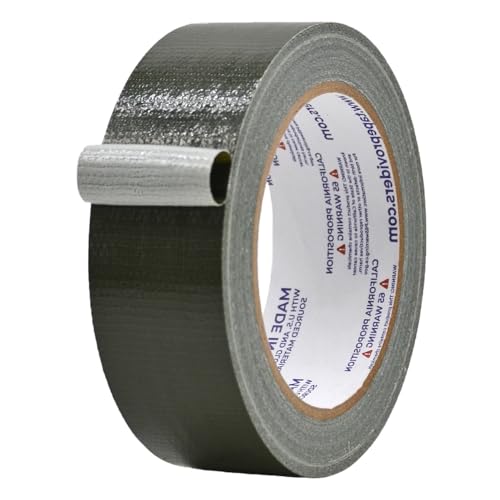 Image of MAT Duct Tape Olive Drab Industrial Grade, 1.5 inch x 60 ft. Waterproof, UV Resistant for Crafts, Home Improvement, Repairs, & Projects