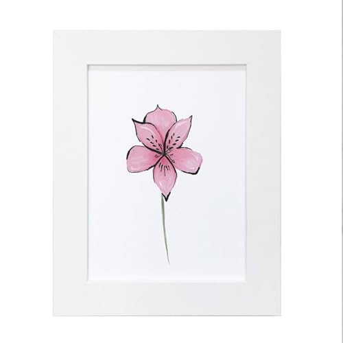 Aryllis A3 Photo Frame, White, Manufactured in the UK, Wall Mountable Picture Frame Fitted with Safety Perspex - *Choice of Colour & Size*