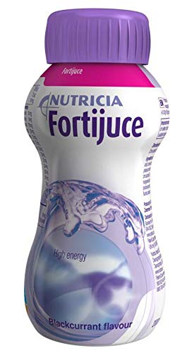 24x Fortijuce Fortijuice Blackcurrant High Energy Juice Supplement 200ml Bottle