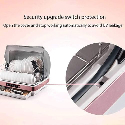 Portable Mini Dishwasher, One-Click Easy Dishwashing, Compact Table Top Dish Cleaner for Home and Family Use - Image 6